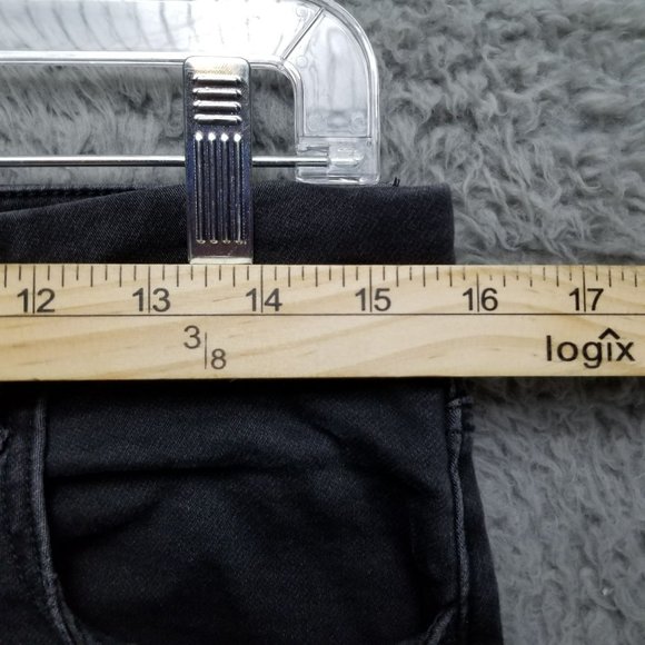 American Eagle Outfitters Jeans Womens 12 Gray Stretch Curvy High Rise Jeggings - Picture 5 of 16